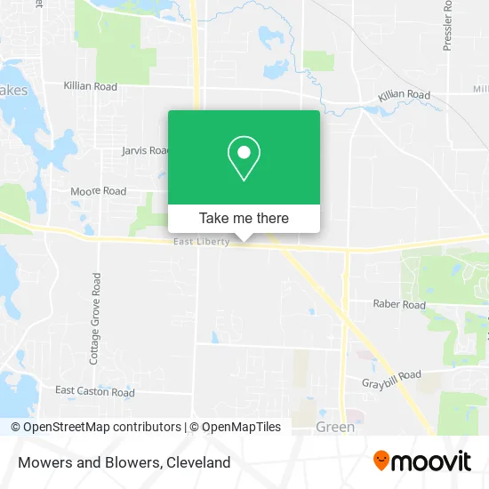 Mowers and Blowers map