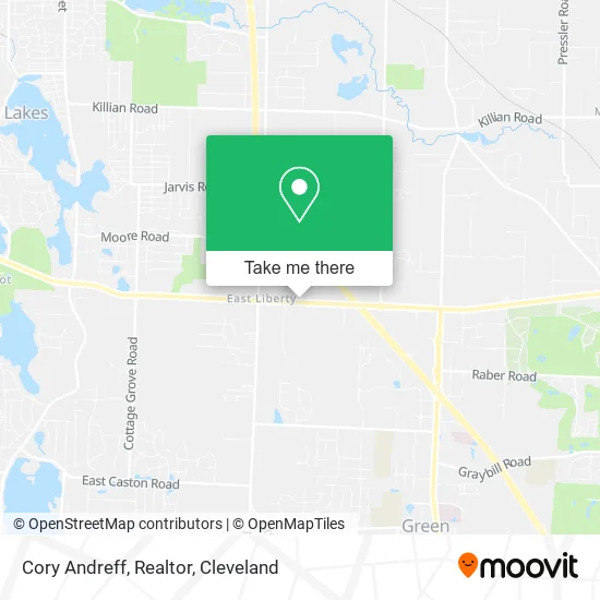Cory Andreff, Realtor map