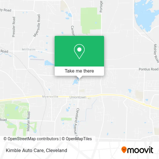 Kimble Auto Care map