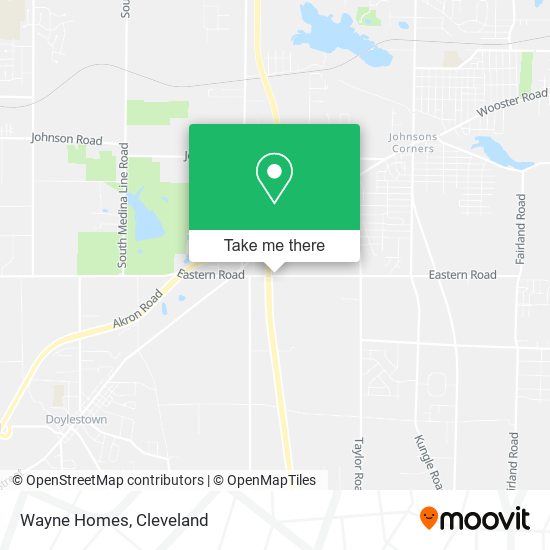 Mapa de Wayne Homes