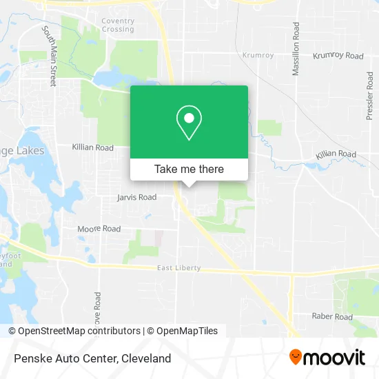 Penske Auto Center map