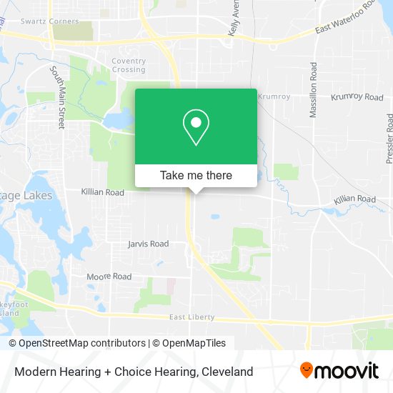 Mapa de Modern Hearing + Choice Hearing