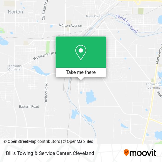 Mapa de Bill's Towing & Service Center