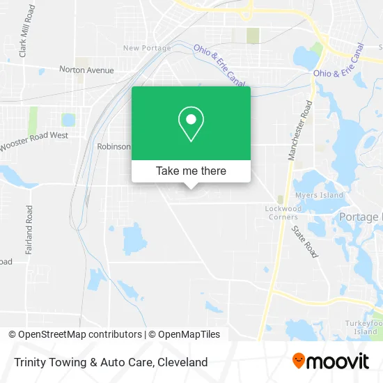Trinity Towing & Auto Care map