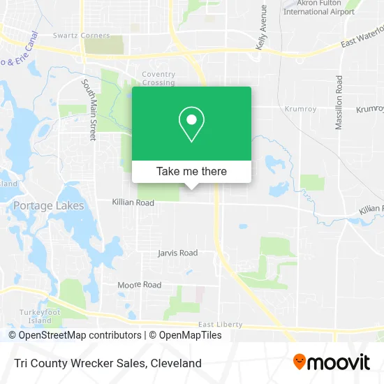 Tri County Wrecker Sales map