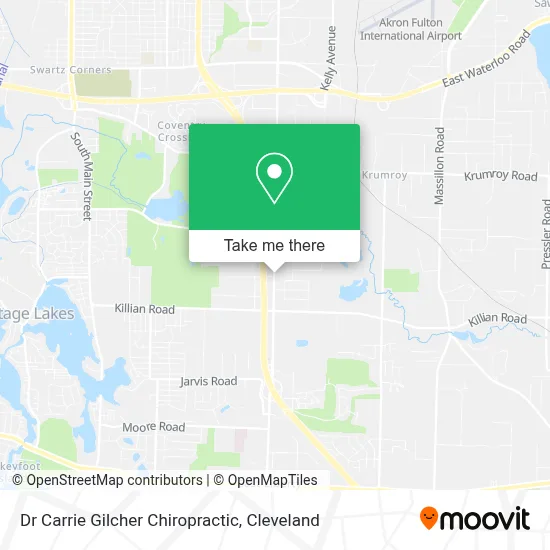 Dr Carrie Gilcher Chiropractic map