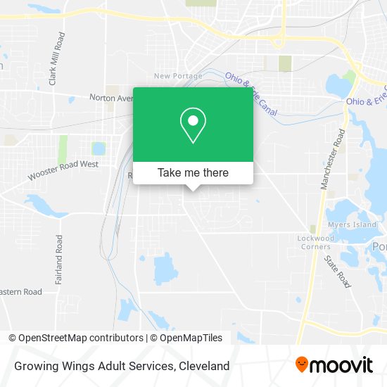 Mapa de Growing Wings Adult Services