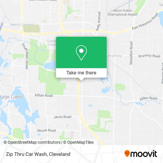 Zip Thru Car Wash map