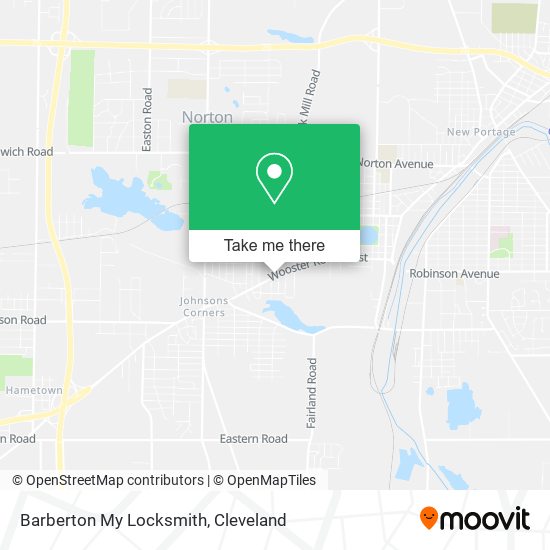 Barberton My Locksmith map