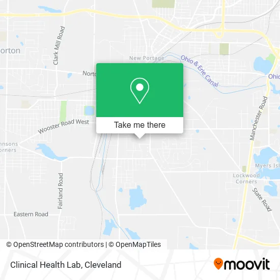Clinical Health Lab map