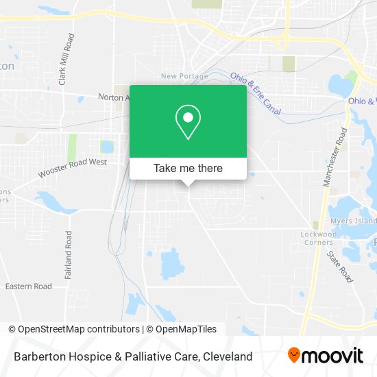 Barberton Hospice & Palliative Care map