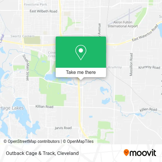 Outback Cage & Track map