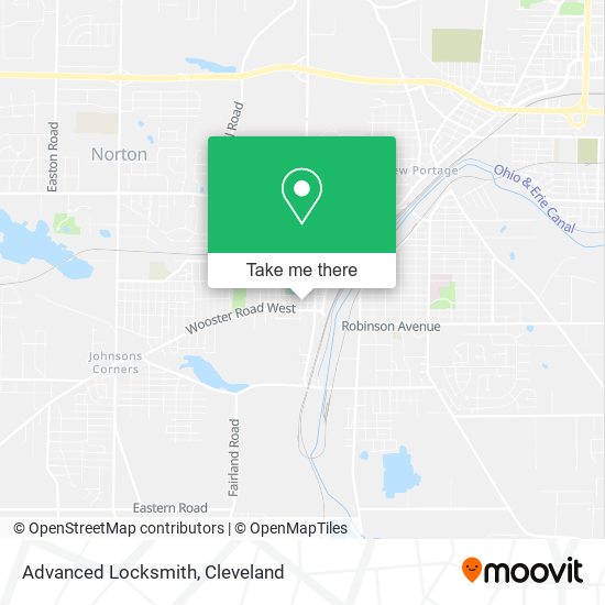 Mapa de Advanced Locksmith