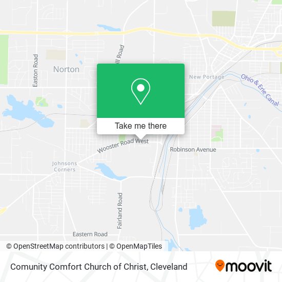 Comunity Comfort Church of Christ map
