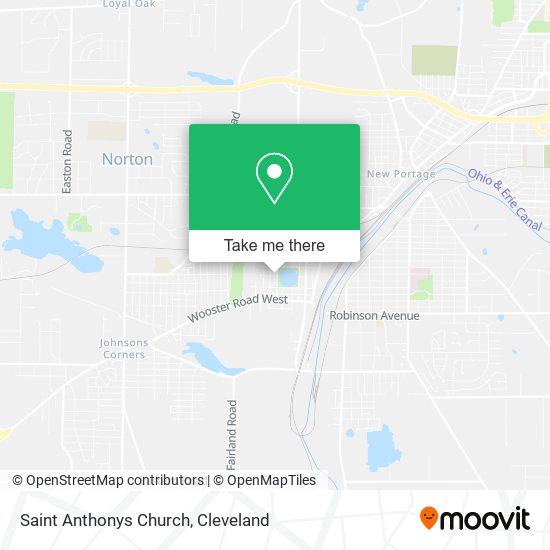 Saint Anthonys Church map