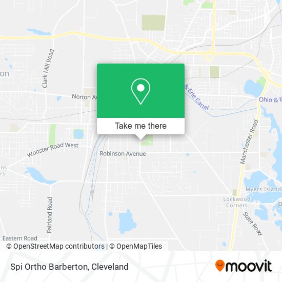 Mapa de Spi Ortho Barberton