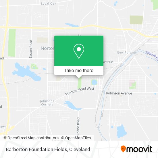 Mapa de Barberton Foundation Fields