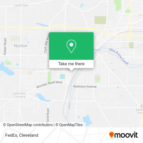 FedEx map