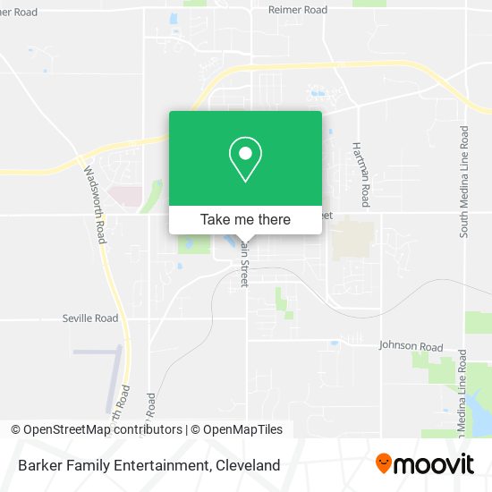 Barker Family Entertainment map