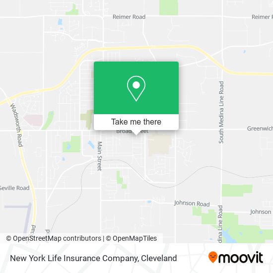 New York Life Insurance Company map
