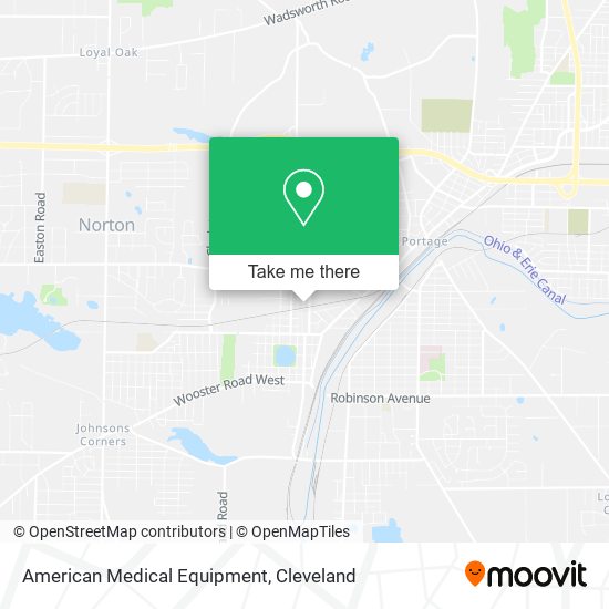 American Medical Equipment map