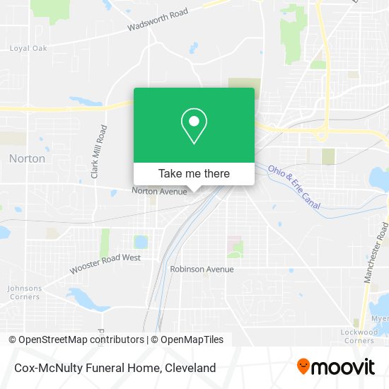 Cox-McNulty Funeral Home map