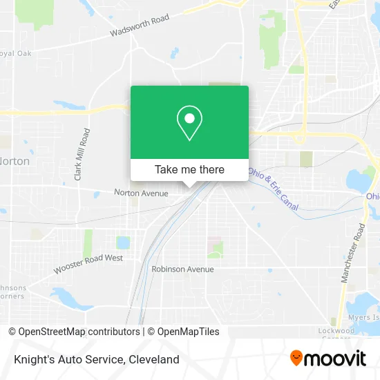 Knight's Auto Service map