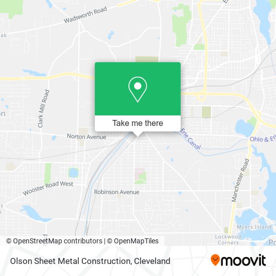 Mapa de Olson Sheet Metal Construction