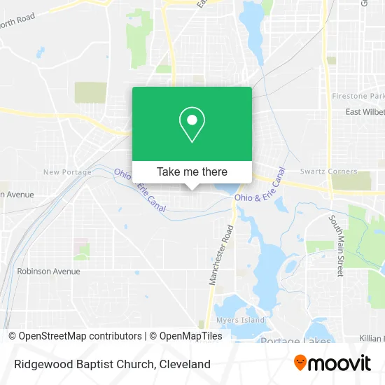 Ridgewood Baptist Church map