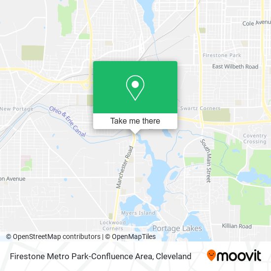 Mapa de Firestone Metro Park-Confluence Area