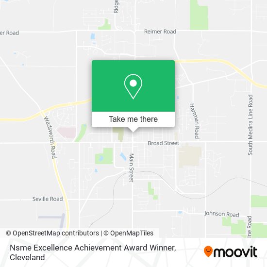 Nsme Excellence Achievement Award Winner map