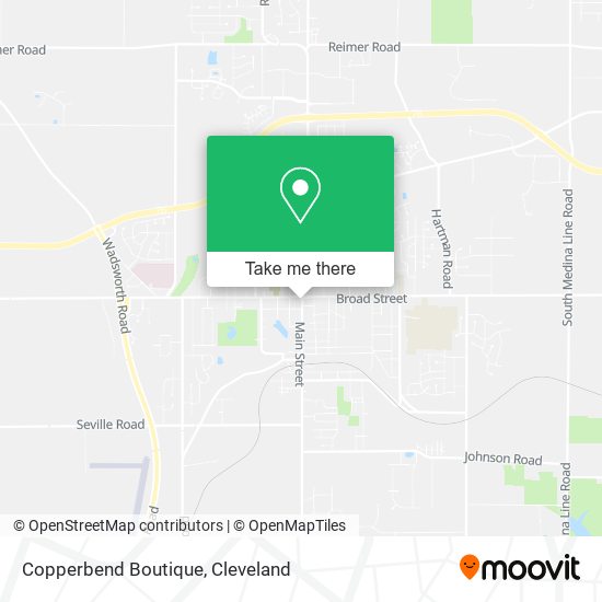 Mapa de Copperbend Boutique
