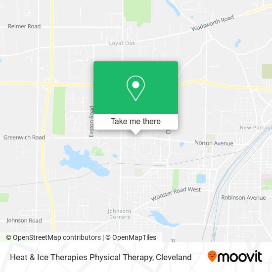 Heat & Ice Therapies Physical Therapy map