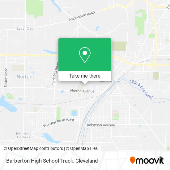Barberton High School Track map
