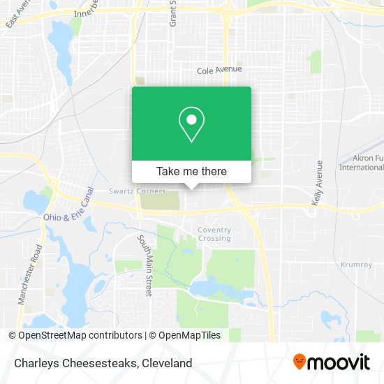 Charleys Cheesesteaks map
