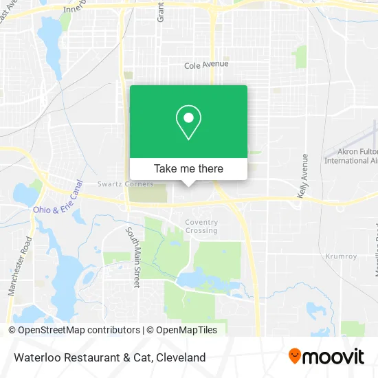 Waterloo Restaurant & Cat map