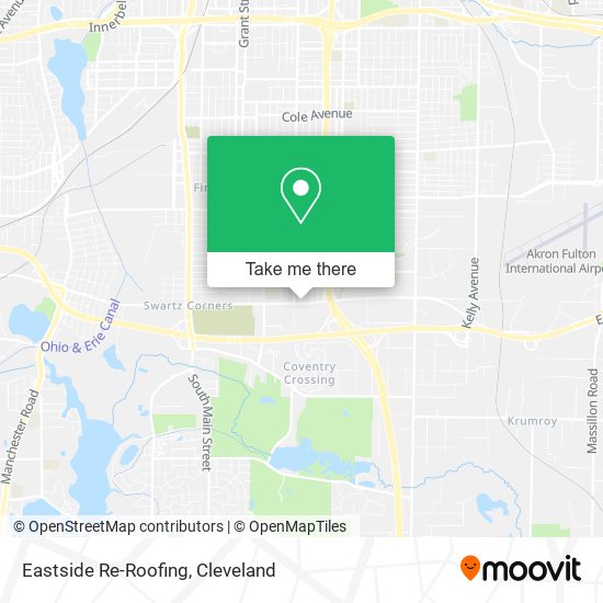 Mapa de Eastside Re-Roofing