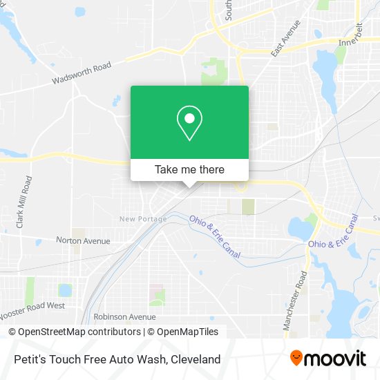 Petit's Touch Free Auto Wash map
