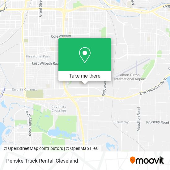 Mapa de Penske Truck Rental