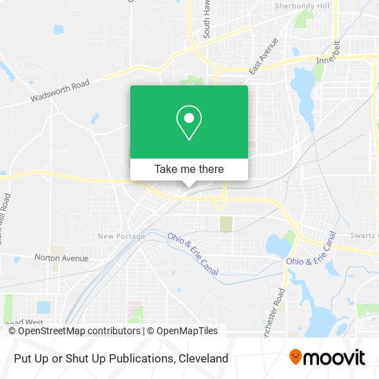 Put Up or Shut Up Publications map