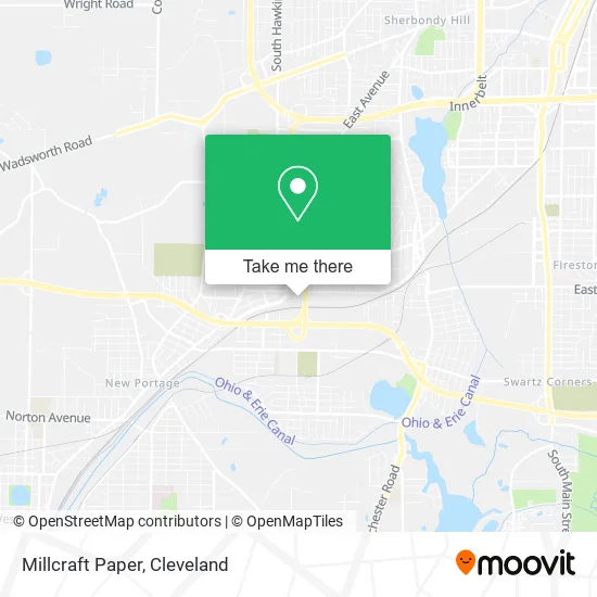 Millcraft Paper map