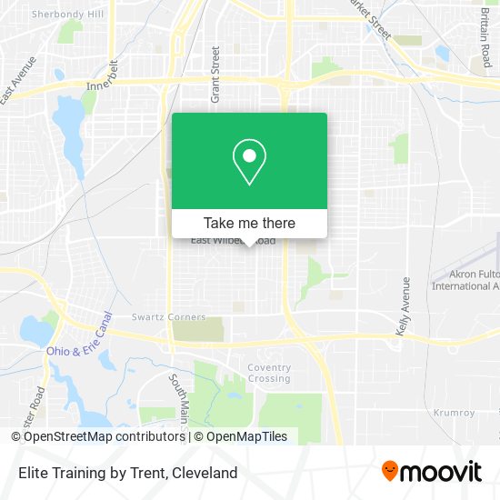 Elite Training by Trent map
