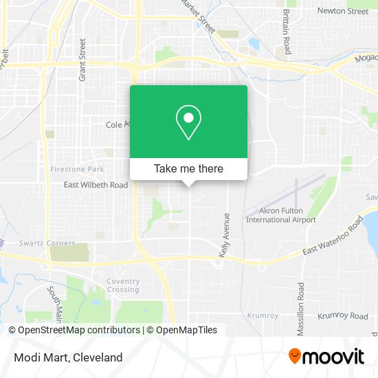 Mapa de Modi Mart