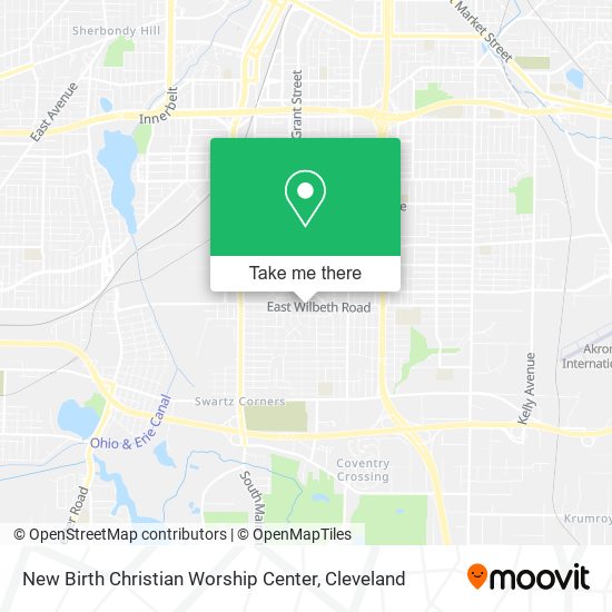 New Birth Christian Worship Center map