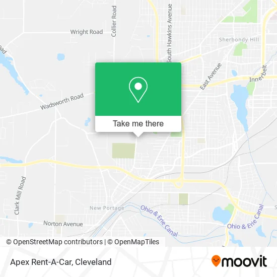 Mapa de Apex Rent-A-Car