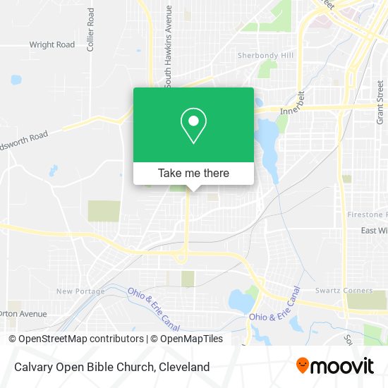 Calvary Open Bible Church map