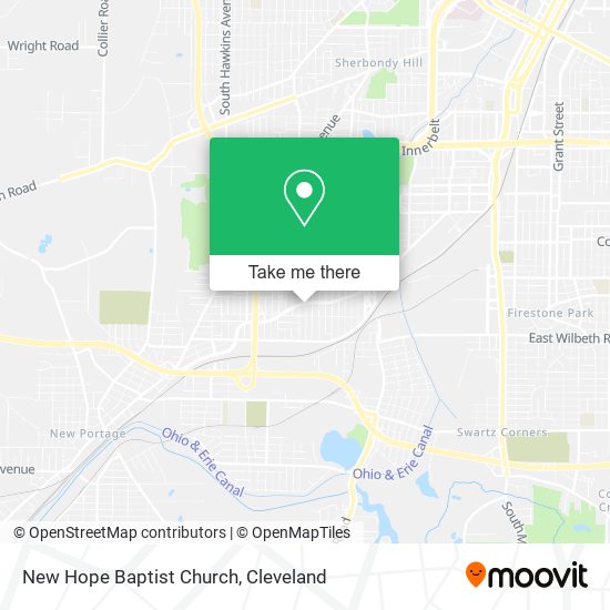 New Hope Baptist Church map