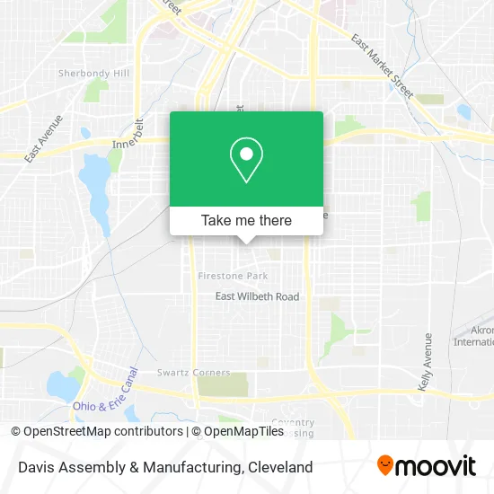 Davis Assembly & Manufacturing map