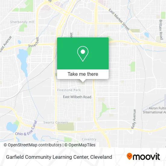 Garfield Community Learning Center map