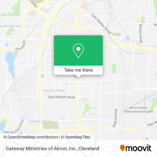 Mapa de Gateway Ministries of Akron, Inc.